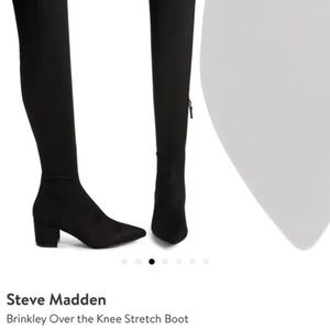 Steve Madden Brinkley Over the Knee Boots Size 8